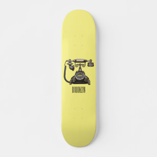Skateboard Illustration de dessin téléphonique