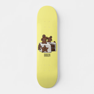 Skateboard Illustration de gâteau de pain d'épices