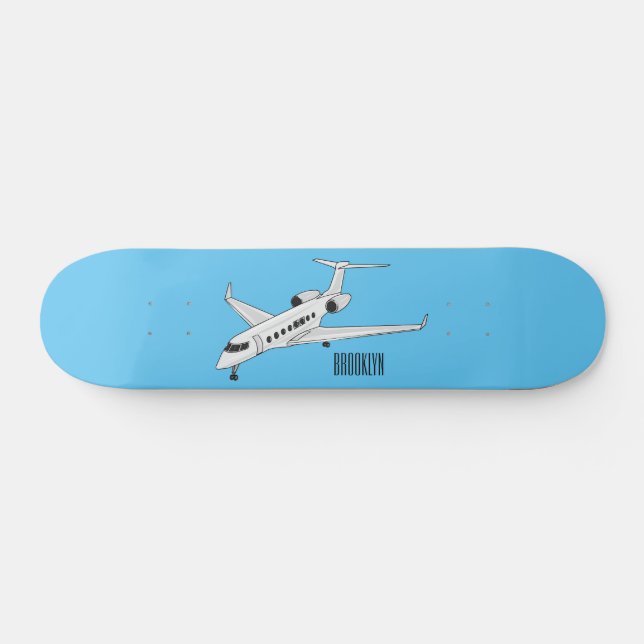 Skateboard Illustration de jet privé (Horz)
