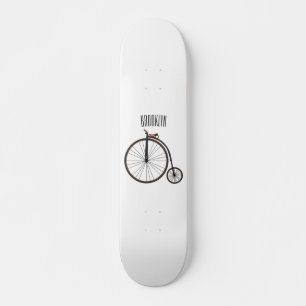 Skateboard Illustration de la bande dessinée de vélo à grande