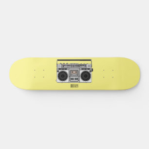 Skateboard Illustration de la bande dessinée radio