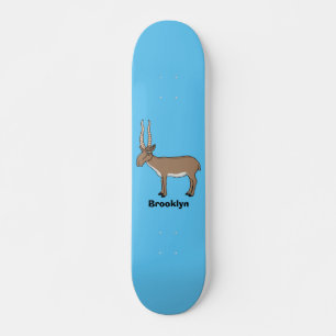 Skateboard Illustration de l'antilope de Saiga