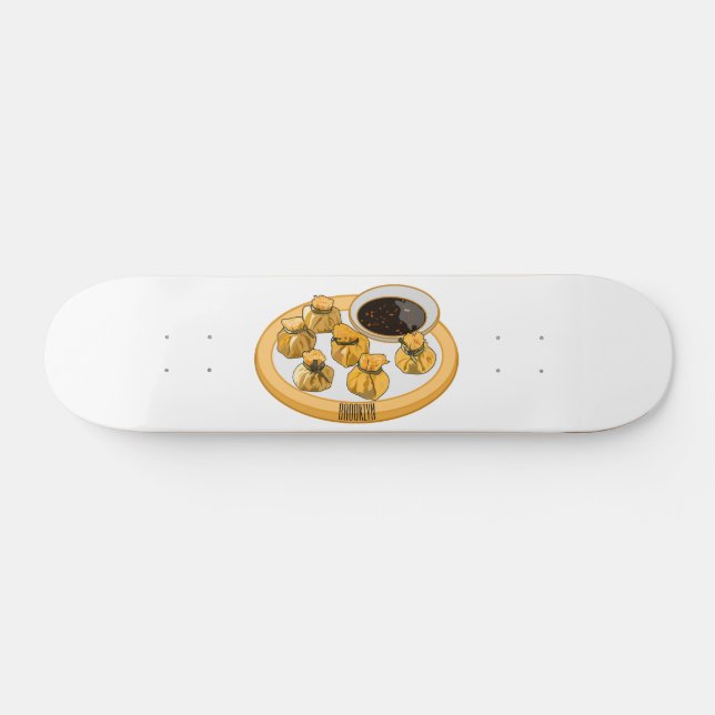 Skateboard Illustration du porte-monnaie thaïlandais de creve (Horz)