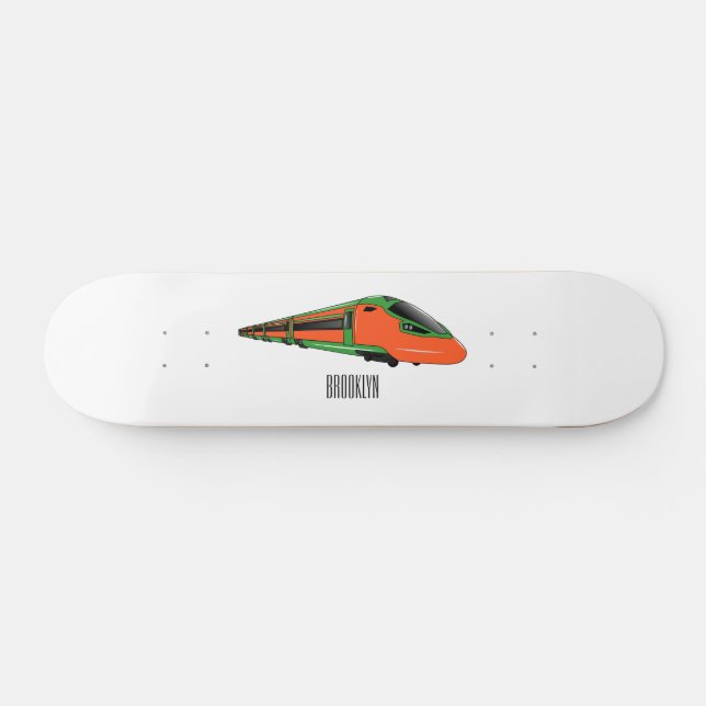 Skateboard Illustration du train à balles (Horz)