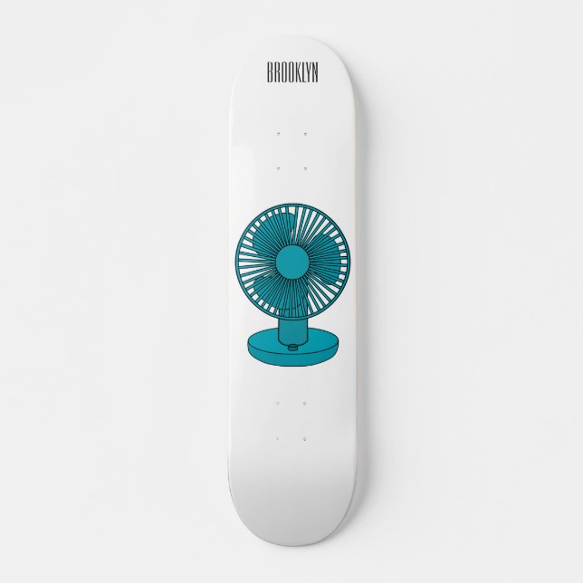 Skateboard Illustration du ventilateur (Devant)