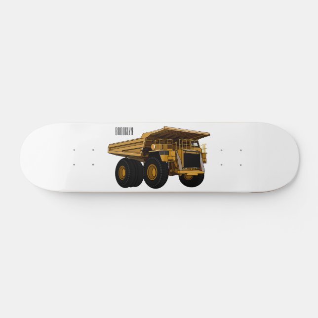 Skateboard Illustration d'un camion à grande échelle (Horz)