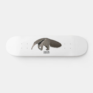Skateboard Illustration d'un dessin animé d'Anteater