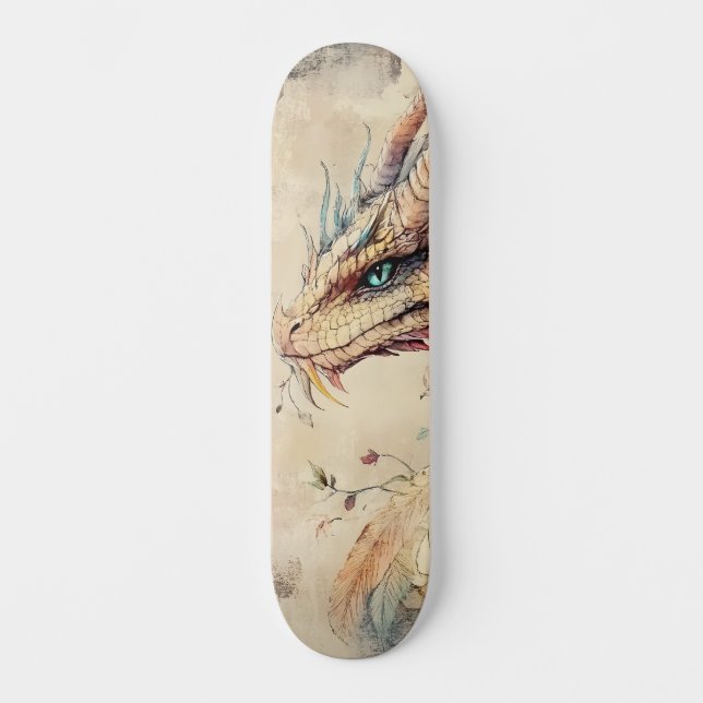 Skateboard Imaginaire mythologique Dragon Girly Skate Deck (Recto)
