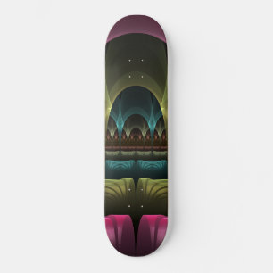 Skateboard Imaginaire spécial Motif Abstrait coloré Fractal