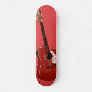 Skateboard Impression d'art guitare