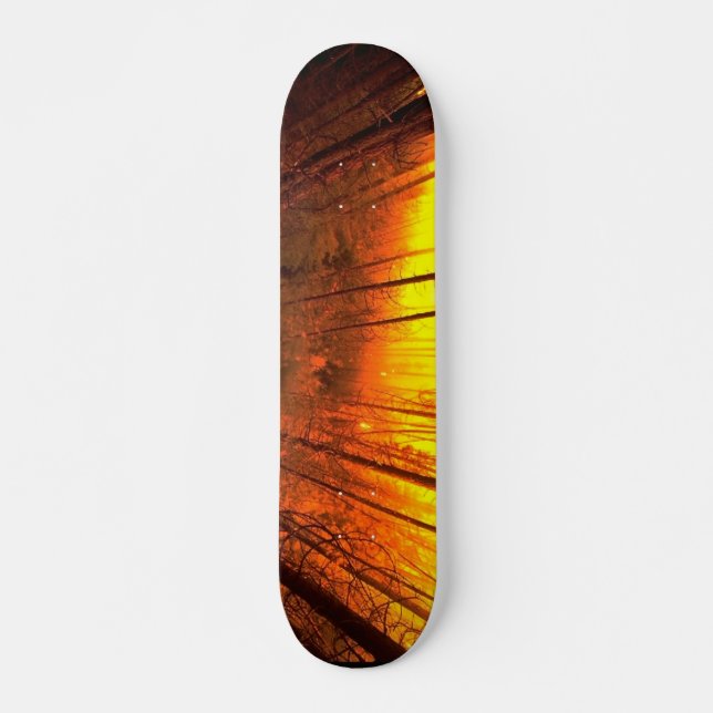 Skateboard Incendie de forêt (Devant)