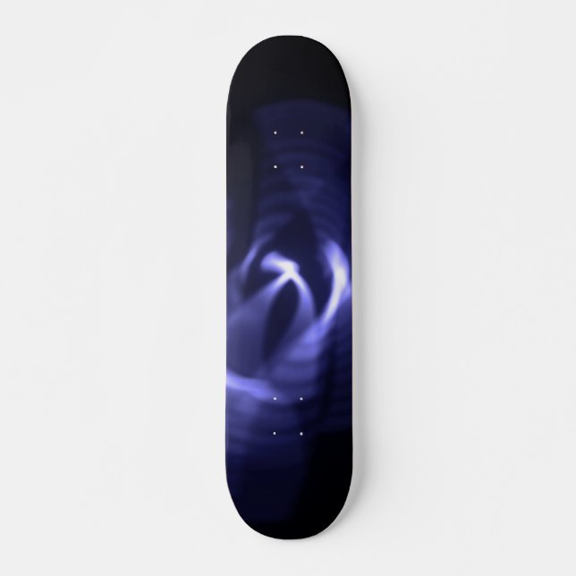 Skateboard inclinaison bleue (Devant)