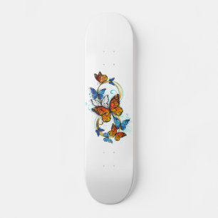 Skateboard Infinité de papillons monarques