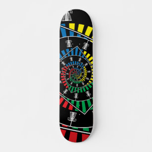 Skateboard Infinite Disc Golf Baskets