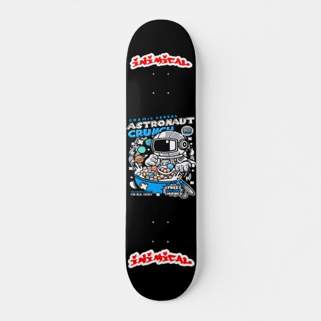 Skateboard Inimitable astronaute Crunch (Devant)