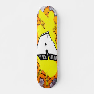 SKATEBOARD INITIATIVES D'ABC PERSONNALISÉES DU TABLEAU DE SKA