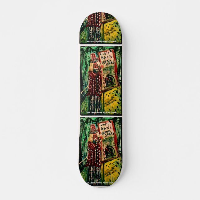 SKATEBOARD INTERDICTION DE L'EFFROI (Devant)