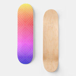 Skateboard Ipanema Arc-en-ciel Hypnotique Diamant Moderne Pop