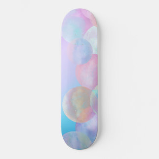 Skateboard Iridescente Pearl Rainbow Bubbles