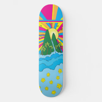 Skateboard Island Sun