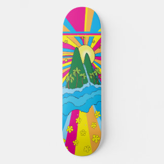 Skateboard Island Sun