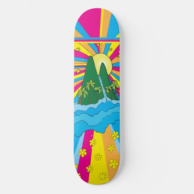 Skateboard Island Sun (Recto)