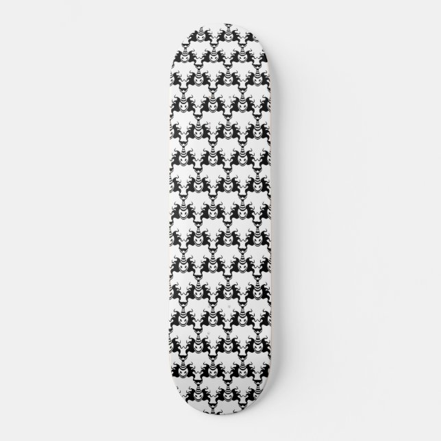 Skateboard Jack in the Box Interlocking Motif (Recto)