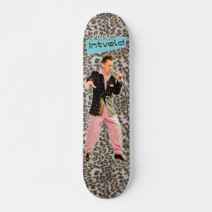 Skateboard James Intveld Rockabilly Léopard