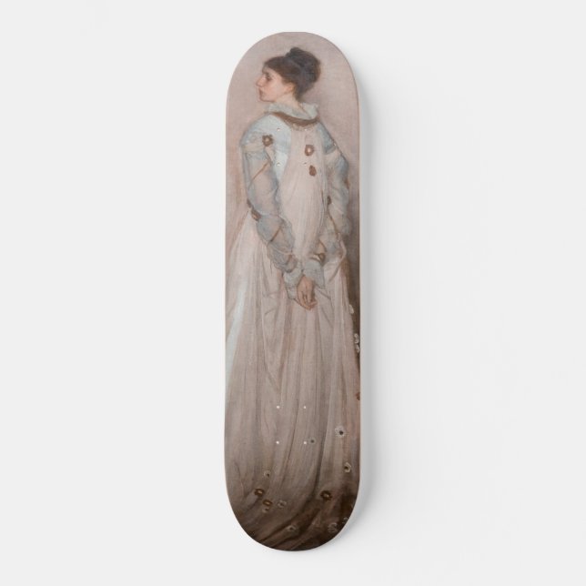 Skateboard James Whistler - Symphonie en couleur chair et ros (Recto)
