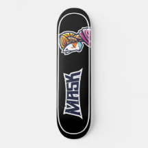 Skateboard japonais, Skateboard japonais noir.