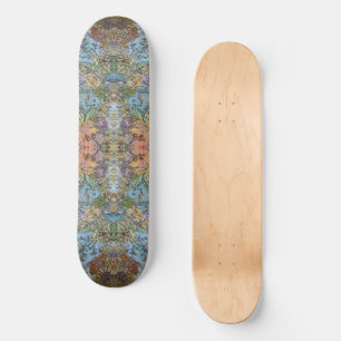 Skateboard Jardin Chic Fleur Chic Shabby peinture aquarelle