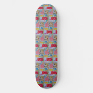 Skateboard Jardin de fleurs d'été Skate