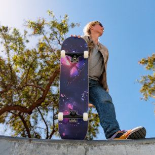 Skateboard Jardin de papillons nocturnes célestes