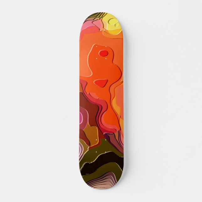 SKATEBOARD JARDIN DES FLEURS (Devant)