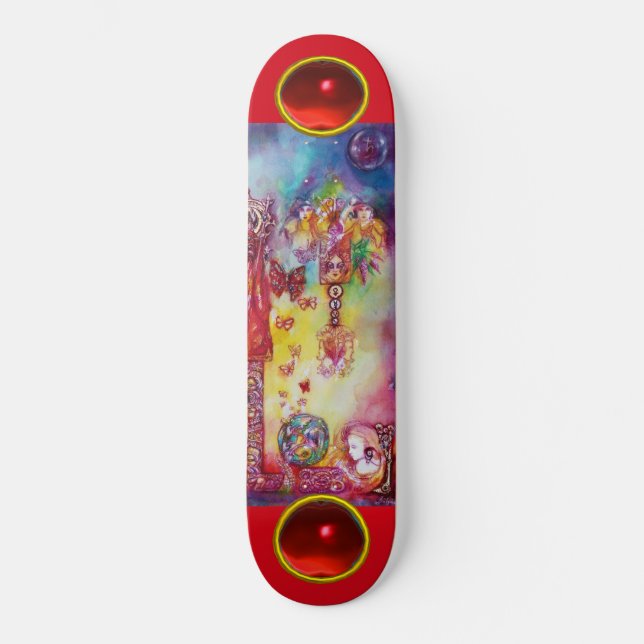 SKATEBOARD JARDIN DES OMBRES PERDUES, DES FAERY ET DES PAPILL (Recto)