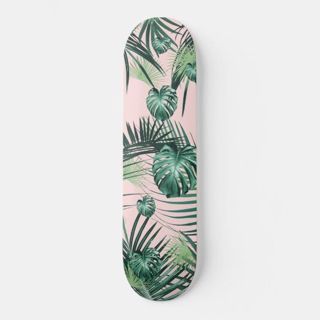 Skateboard Jardin Feuille de la Jungle tropicale #2 (Recto)