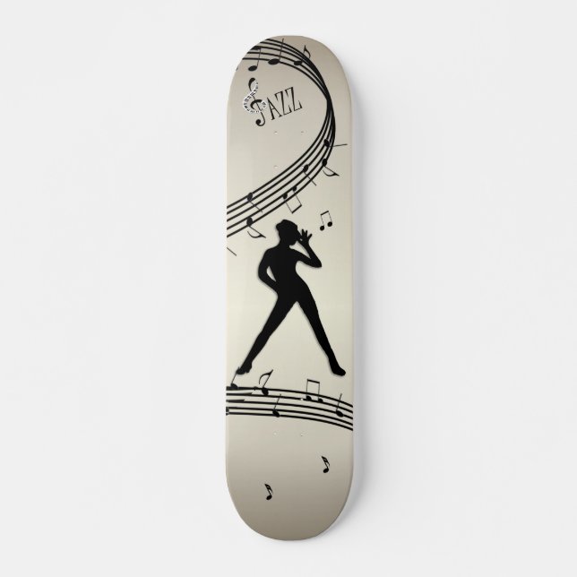 Skateboard Jazz Dance Golden Music Skate (Devant)
