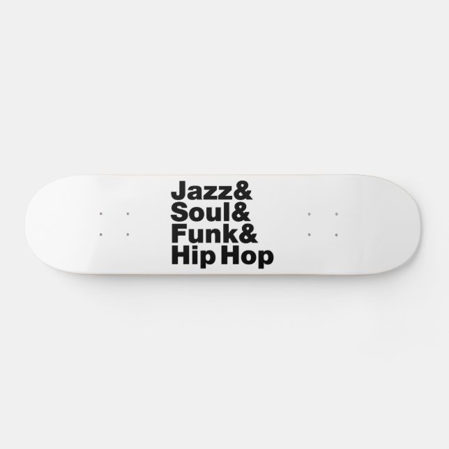 Skateboard Jazz & Soul & Funk & Hip hop (Horz)
