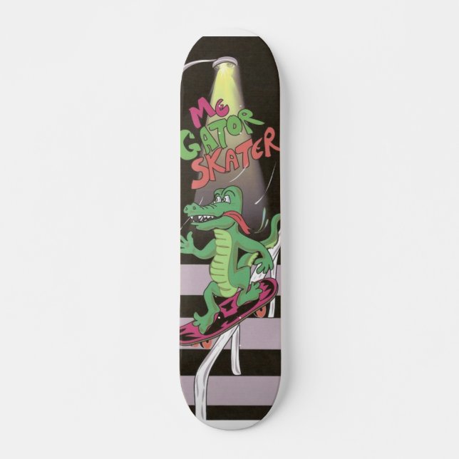 Skateboard Je patineur d'alligator (Devant)