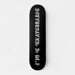 Skateboard Je suis G Skateboards (Degrassi Graffiti Font) - n