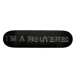 Skateboard Je suis une plate-forme de patin de NGUYENER