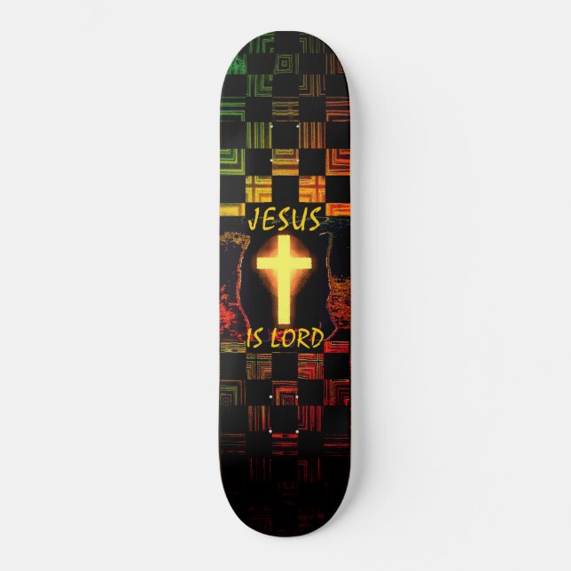 Skateboard Jésus est Lord Cross skboard (Recto)