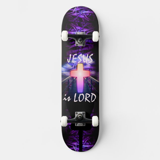 Skateboard Jésus est Seigneur (Recto)