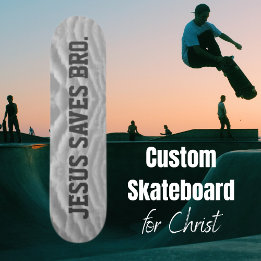 Skateboard Jésus Sauve Frère.