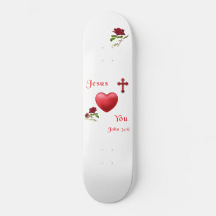 Skateboard jésus t'aime