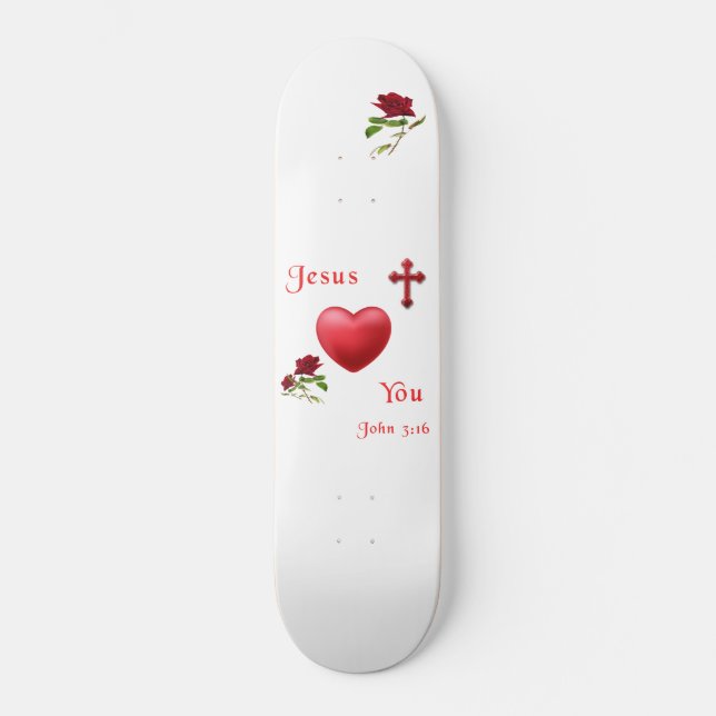 Skateboard jésus t'aime (Recto)