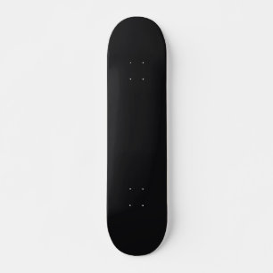 Skateboard Jet noir couleur solide