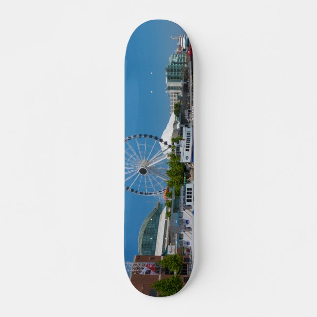Skateboard Jetée Navy (Devant)