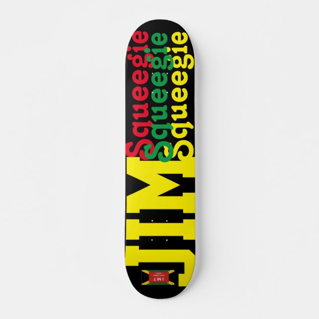 Skateboard JIM SQUEEEGIE 7 Planche De Patinage 3/4" (Devant)