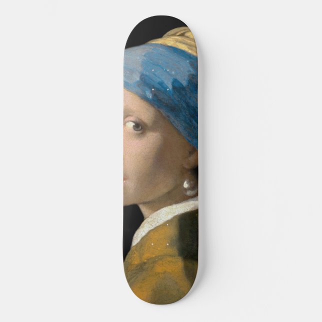Skateboard Johannes Vermeer - Fille avec une oreille perle (Recto)